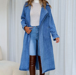 Audrey denim Trench