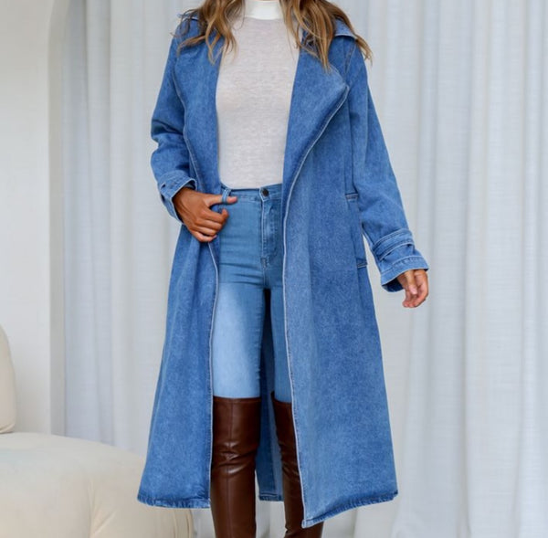 Audrey denim Trench