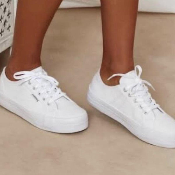 Cass Leather Sneaker - white